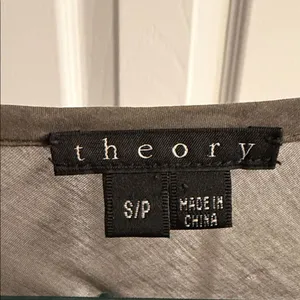 Theory Dark Gray Sheer Open-Front Cardigan Size S/P thumbnail 8