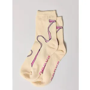 BAGGU Pink Bow Crew Sock thumbnail 7