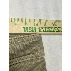 ZARA Wide Leg Cropped‎ High Rise Tan Khaki Pants Women US 14 EUR 46 thumbnail 5