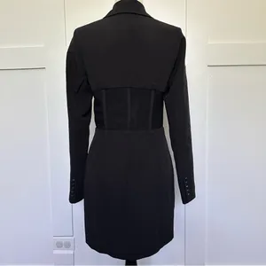 Bardot Black Corset Blazer Mini Dress thumbnail 6