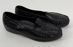 SAS Tripad Comfort Black Croc Embossed Patent Leather Loafers‎ Womens 9 M thumbnail 1