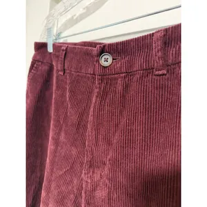 Old Navy Women Burgundy Corduroy High Waisted Wide Leg Pants Maroon Pants 10 thumbnail 9