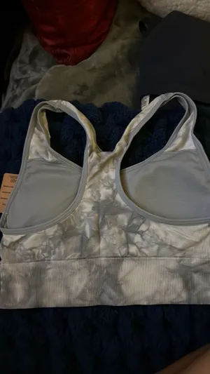 Pink active sports bra thumbnail 2