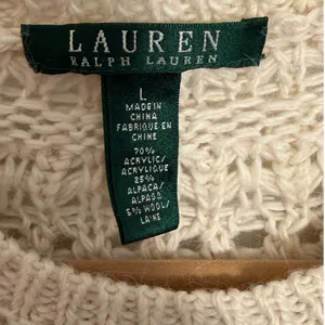 Vintage Lauren Ralph Lauren Wool/Alpaca Sweater size large thumbnail 2