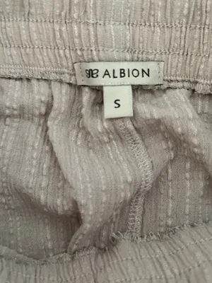 Albion Cropped Wide Leg Cotton Pants thumbnail 4