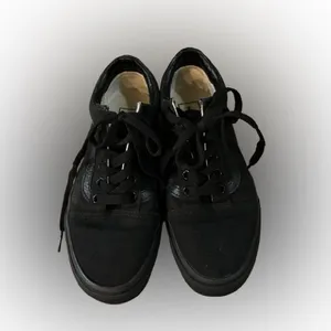 Vans Classic Black Women's Sneakers Lace Up Sz 6 Like New thumbnail 2