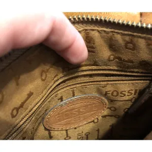 FOSSIL leather purse bag crossbody thumbnail 3