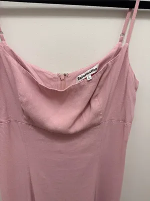 Reformation Pink Liya Dress thumbnail 3