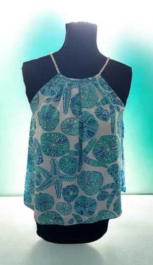 Lily Pulitzer sea party top size S thumbnail 1