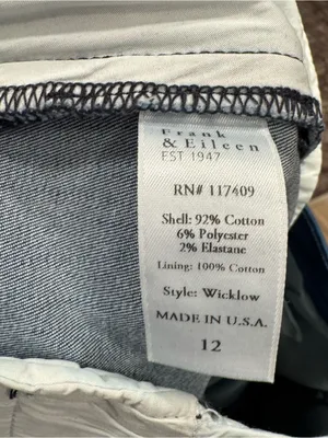 Frank & Eileen Wicklow 1977 Jeans Italian Denim Size 12 Blue thumbnail 6
