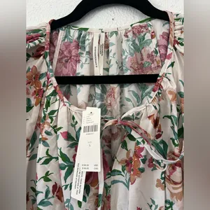 Anthropologie The Somerset Maxi Dress: Puff Sleeve Edition Sz small nwt thumbnail 7
