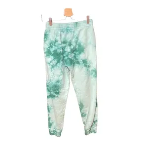 Frankie's Bikinis Aiden‎ Sweatpants Emerald Tie Dye Green Size Small thumbnail 7