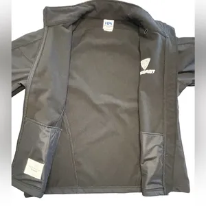Topgolf Employee Softshell Jacket XL Black Full Zip Mock Neck HPI Direct Men's thumbnail 4