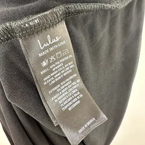 Lulus Amazing Presence Black Mesh Ruched Column Maxi Dress Long Formal Small NWT thumbnail 8