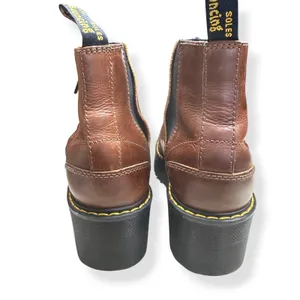 Dr. Martens Rometty II Leather Brown Platform Chelsea Punk Chic Grunge Womens 8 thumbnail 7