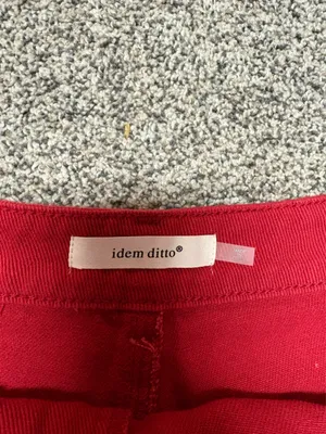 Boutique Red Denim Skort thumbnail 3