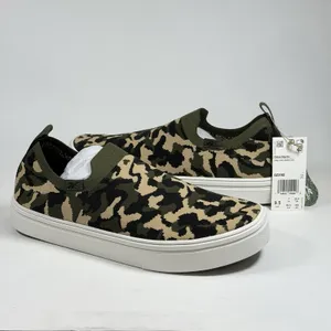 Reebok Size-9.5 Womens Onlux Slip On‎ Camo Tennis Sneakers GZ3102 thumbnail 2
