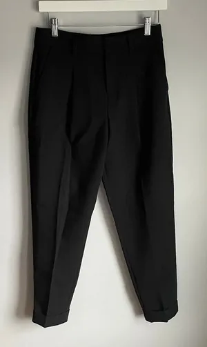 Banana Republic Black Trousers Minimalist Neutral Work Career Office size‎ 0 thumbnail 1