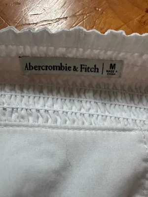 Abercrombie Crop Top White thumbnail 4