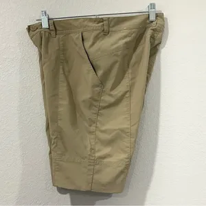 Patagonia Women's Inter Continental‎ Khaki Sesame Hiking Shorts Size 6 Pockets thumbnail 5