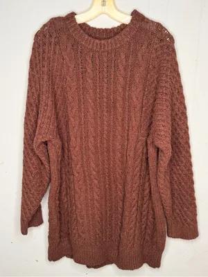 Natural Life Brown Oversized Sweater thumbnail 5
