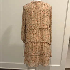 New With Tags Entro Ruffle Tiered Floral Print Dress Sz M thumbnail 4