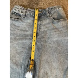 Hollister Jeans Womens‎ W25 R Ultra High-Rise Dad Fit Blue Denim Distressed thumbnail 6