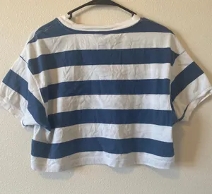 Wild Fable Striped Crop Top thumbnail 2