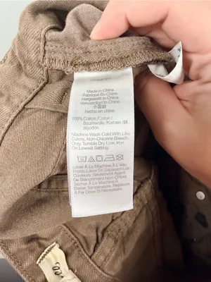 Madewell The Darted Barrel-Leg Jean in driftwood brown size 25 thumbnail 7