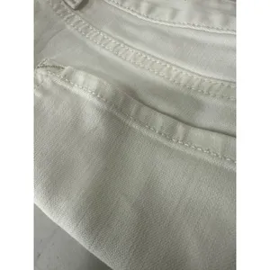 Express Shorts Women‎ 6 White Denim Cotton Blend Rolled Cuff Pockets thumbnail 3