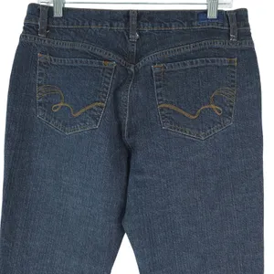Bandolino Blu Cali Modern Bootcut‎ Jeans Womens 10 Dark Blue Stretch Denim thumbnail 4