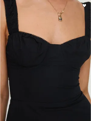 Princess Polly Black Mini Dress thumbnail 4