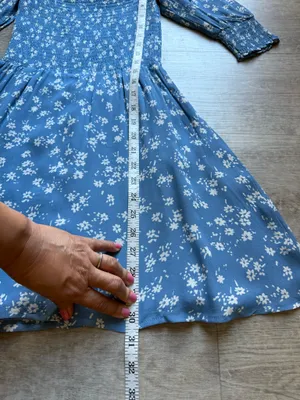Reformation Elle Floral Puff Sleeves Smocked Bodice Square Neck Mini Dress Sz 0 thumbnail 9