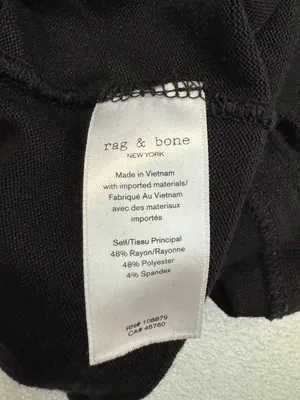 rag & bone crewneck Sweater with open neck back thumbnail 3