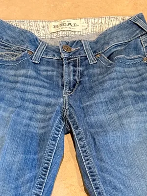 Ariat Women's Dark Blue Wide Leg Jeans thumbnail 3