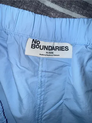 No Boundaries Light Blue & White womens Track Pants thumbnail 6