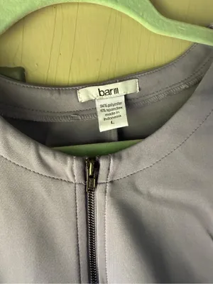 Bar III Lavender Sleeveless A-Line Skirt with Front Zip thumbnail 2