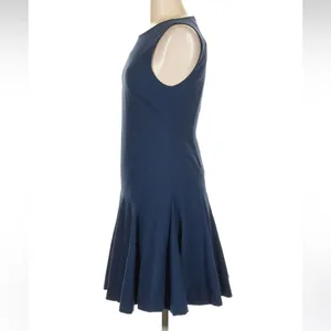 Alice +‎ Olivia Employed navy blue drop waist mini dress size 6 thumbnail 5