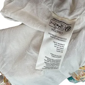 Anthropologie V-Neck Ruffle Lace Slip‎ Dress Floral White Multicolor Size US 4 thumbnail 17