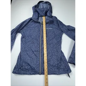 Columbia Women's Switchback Lightweight‎ Hooded Jacket Size S Blue thumbnail 5