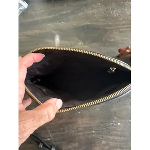 Michael Kors Cindy Dome Crossbody Bag Black Saffiano Leather Gold Tone Hardware thumbnail 6
