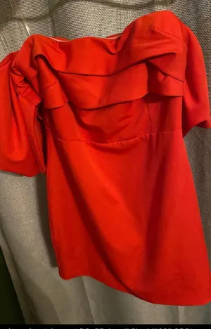 DO+BE Red Off The Shoulder Dress thumbnail 2