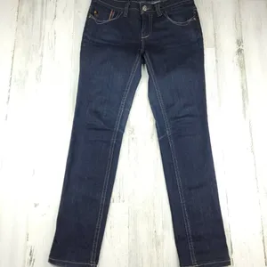 MEK DNM Moscow Women’s Bootcut Jeans Dark Wash Size 28 Classic Denim thumbnail 2