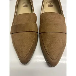 Dr Scholls 9M Emilia Pointed Toe Slip-On Tan Flat Loafer Comfort Shoes thumbnail 2