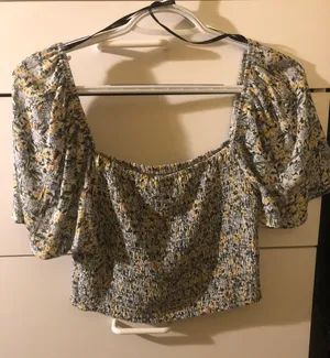 Floral Crop Top thumbnail 2