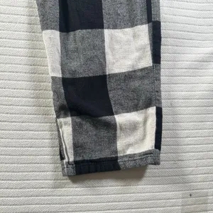 Old Navy Buffalo Plaid Flannel Pajama Lounge Pants Black White Women’s Size S thumbnail 4