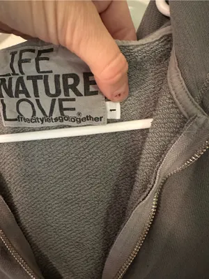 Free City Superfluff zip up hoodie grey small thumbnail 5