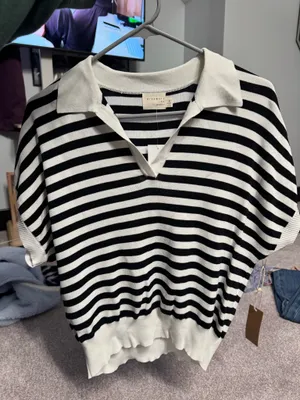 Sweater blouse Black thumbnail 1