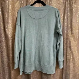 Aerie Oversized Pastel Sage Green Tunic Style Sweater Soft Cozy Small thumbnail 2