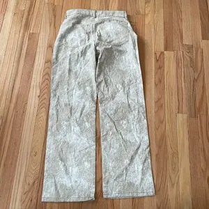 Zara Gray Wide Leg Pants Womens Small Linen Cotton NWT Coastal Minimalist thumbnail 8